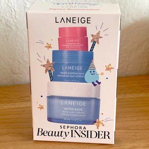 LANEIGE Skincare Set lip sleeping mask, Water Sleeping mask, moisturizer cream